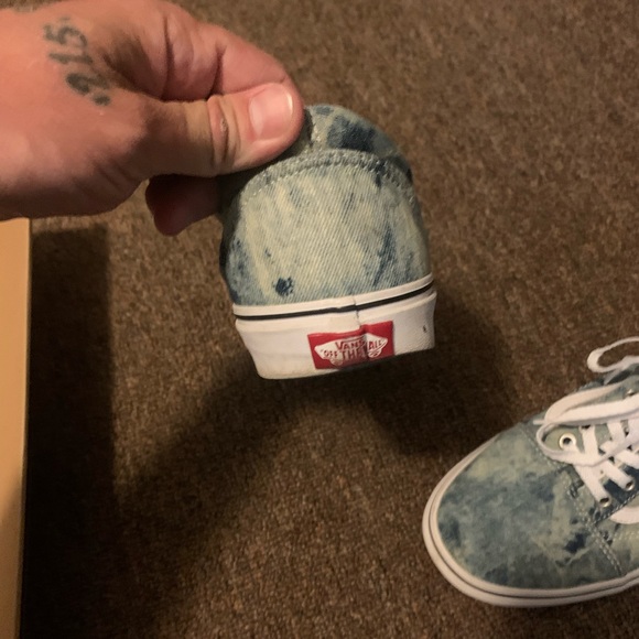 Acid Wash Denim Vans - Picture 2 of 3
